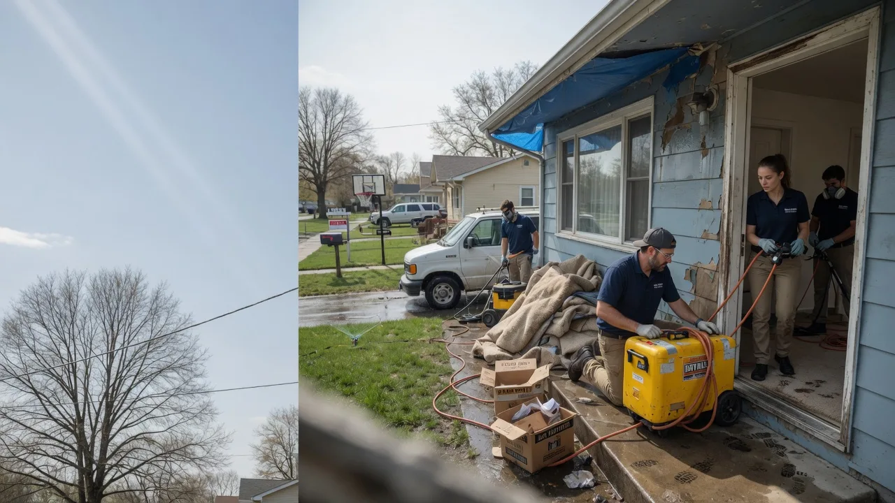 Basement Flood Cleanup in West York, IL near me